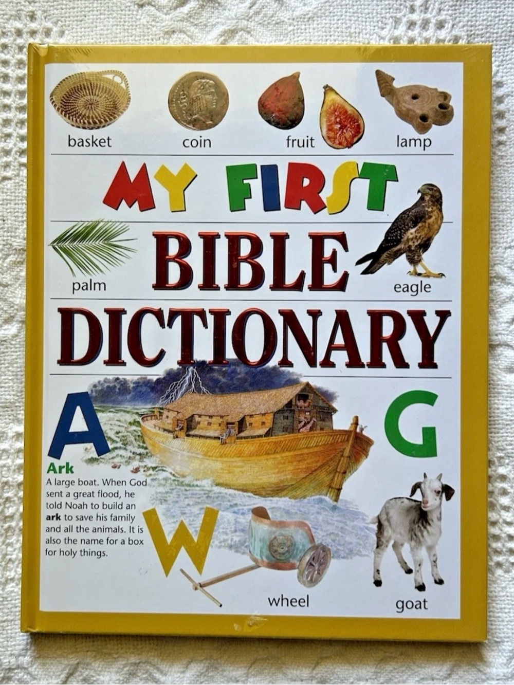 My First Bible Dictionary Hardcover Book Kids Childrens Christian Lessons